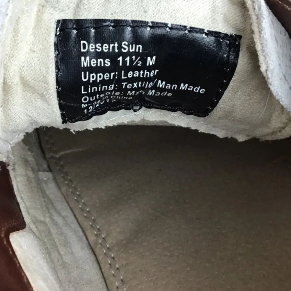 Kenneth Cole‎ Men's Beige Leather Lace-up  Shoes Size 11.5